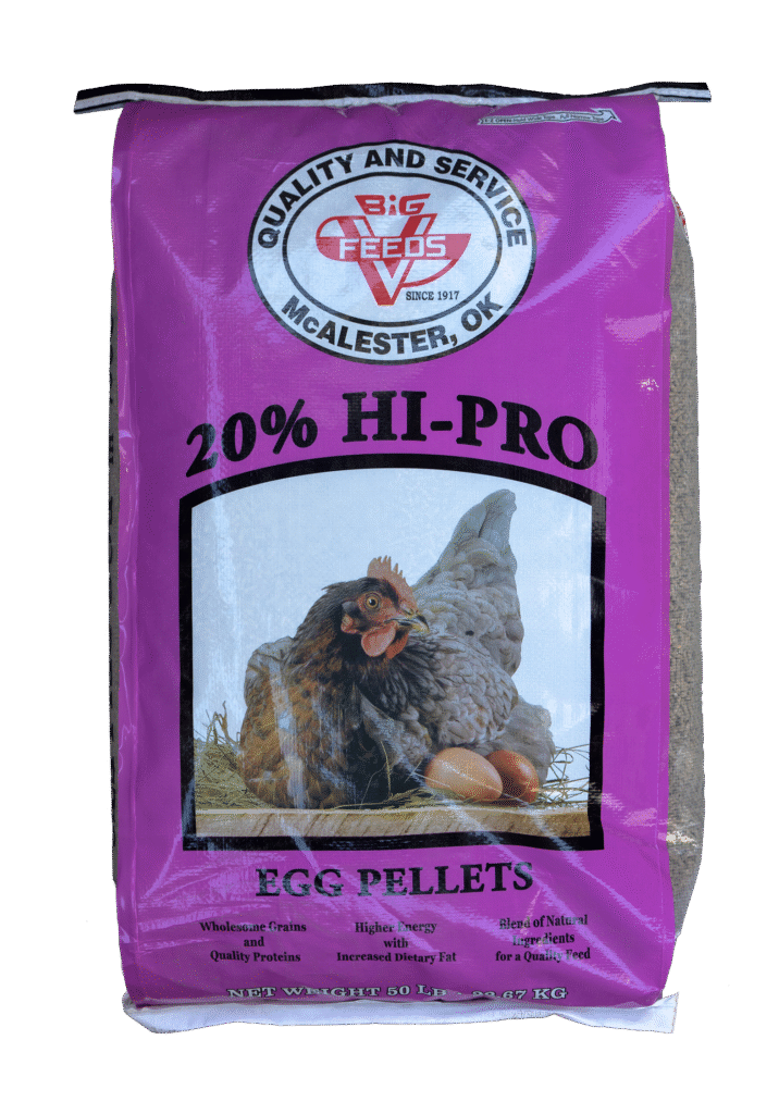 BIG V 20% HI-PRO EGG PELLETS