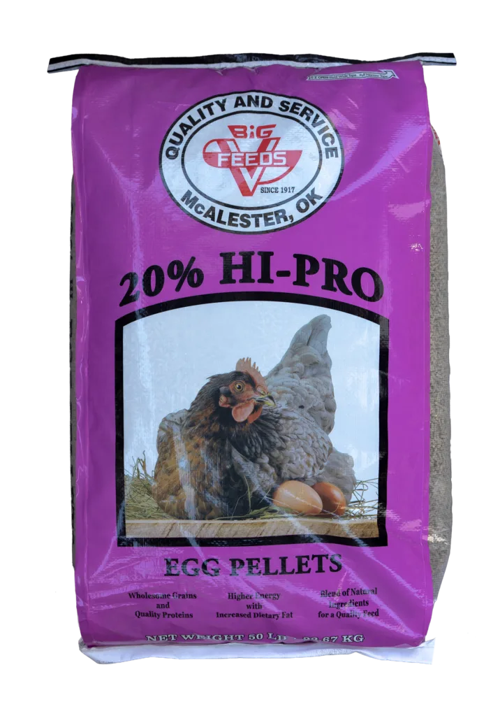 BIG V 20% HI-PRO EGG PELLETS