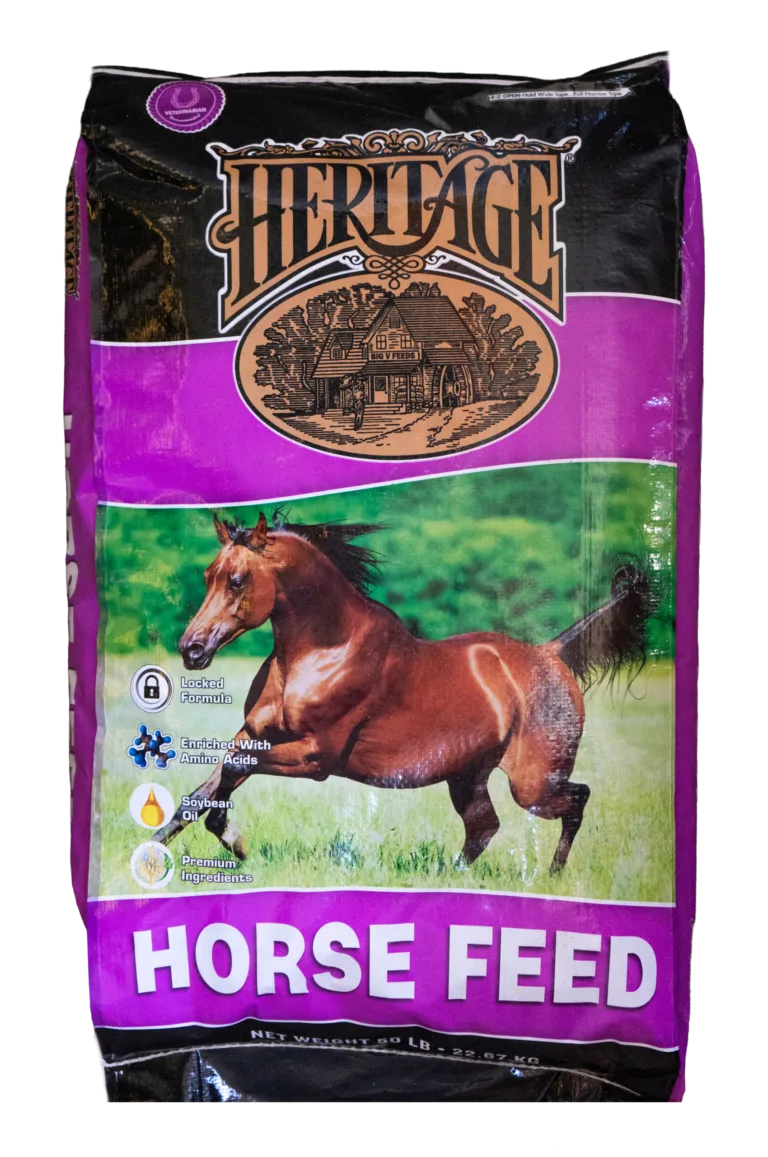 Heritagehorsefeedpurple