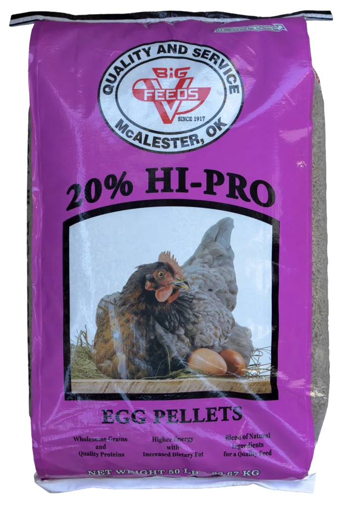 BIG V 20% HI-PRO EGG PELLETS