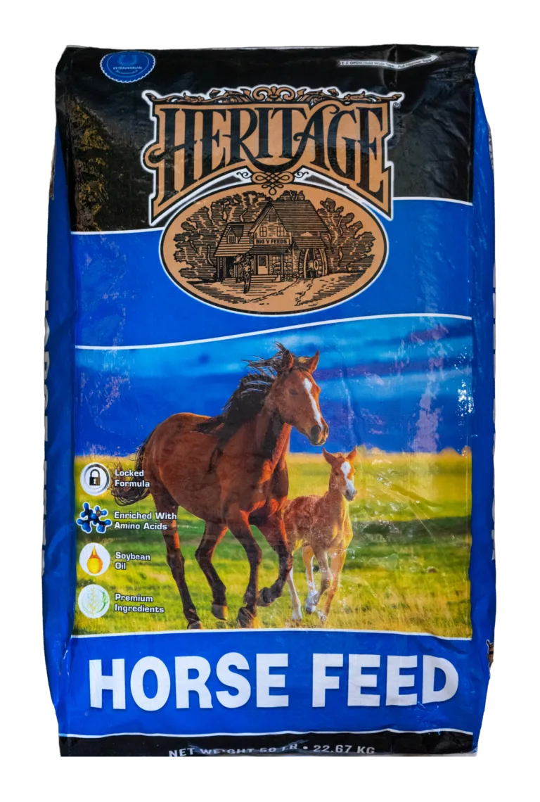 Heritagehorsefeedblue