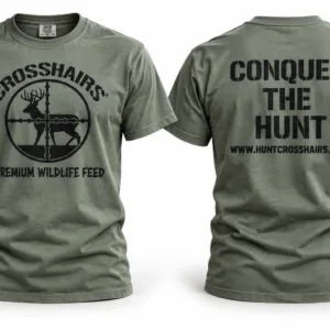 Crosshairs Hunter Green Comfort Colors